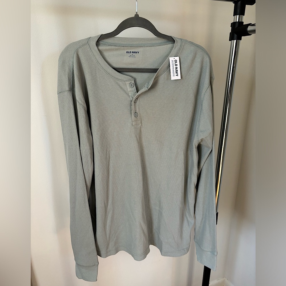 Old Navy Silver Sage, XL, Knit Jersey 100% Cotton